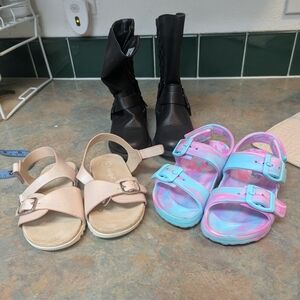 Pink and Blue Kids Sandals